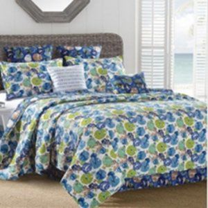 Full/Queen 5pc Quilt Set Catalina 100% cotton